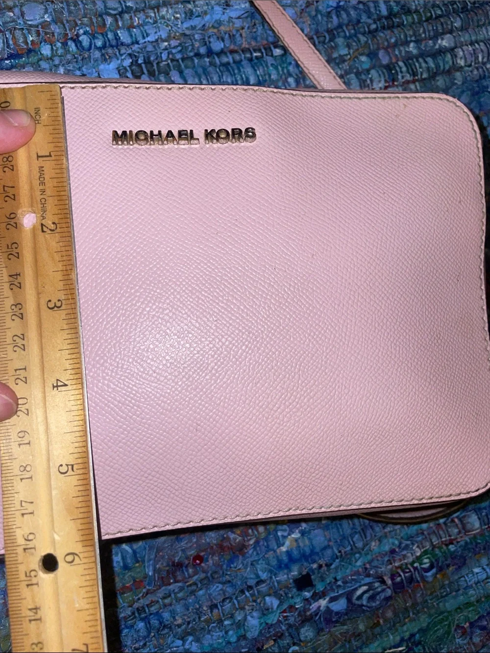 Michael Kors Light Pink Crossbody with Gold Hardware